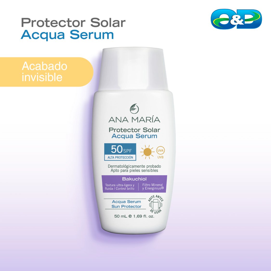 Protector Solar Acqua Sérum ANA MARÍA x 50ml