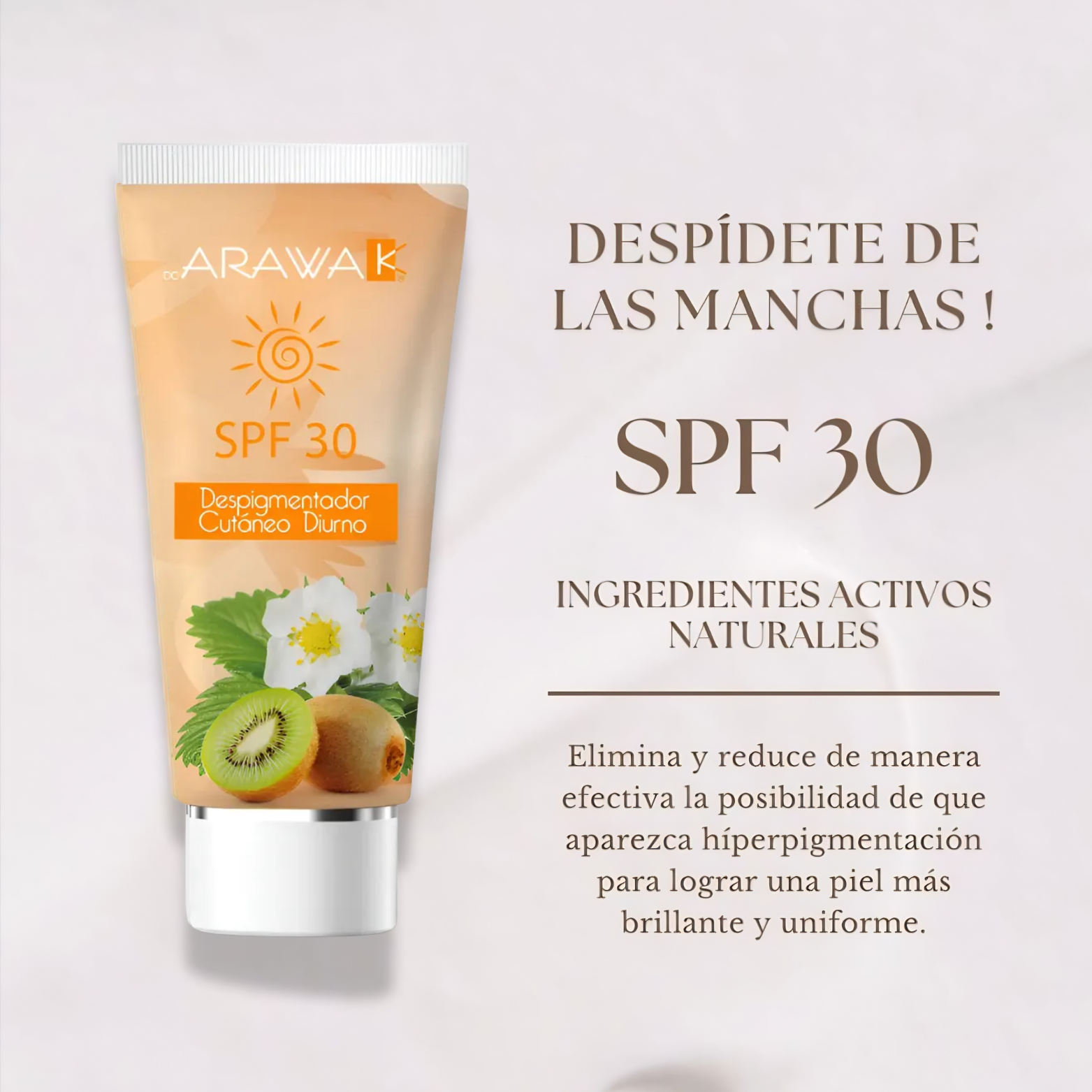 Despigmentador Cutáneo Diurno Crema ARAWAK 60g