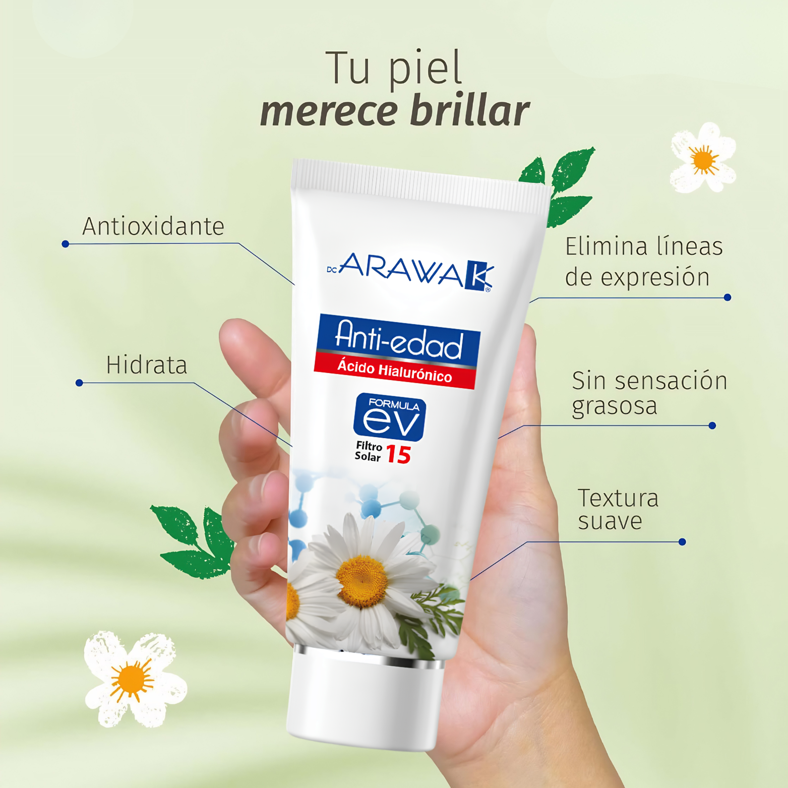 Crema Anti-Edad ARAWAK 60g