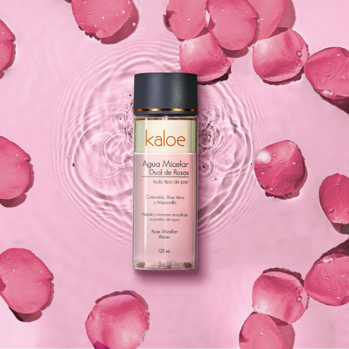 Agua Micelar Dual de Rosas KALOE x 125ml
