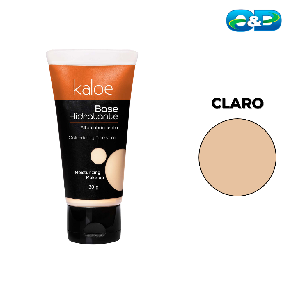 Base Hidratante Alto Cubrimiento KALOE x 30gr