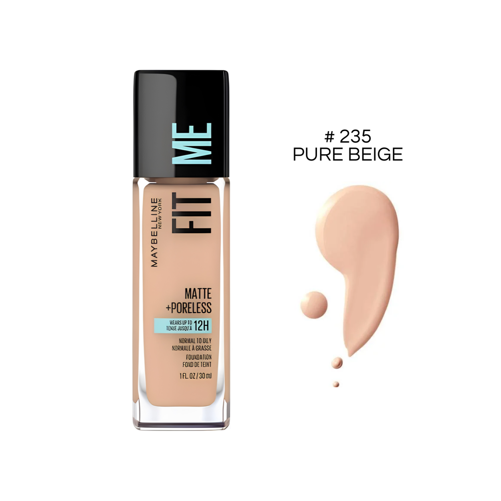 Base Líquida FIT ME MATTE MAYBELLINE Matte + PoreLess x 30ml