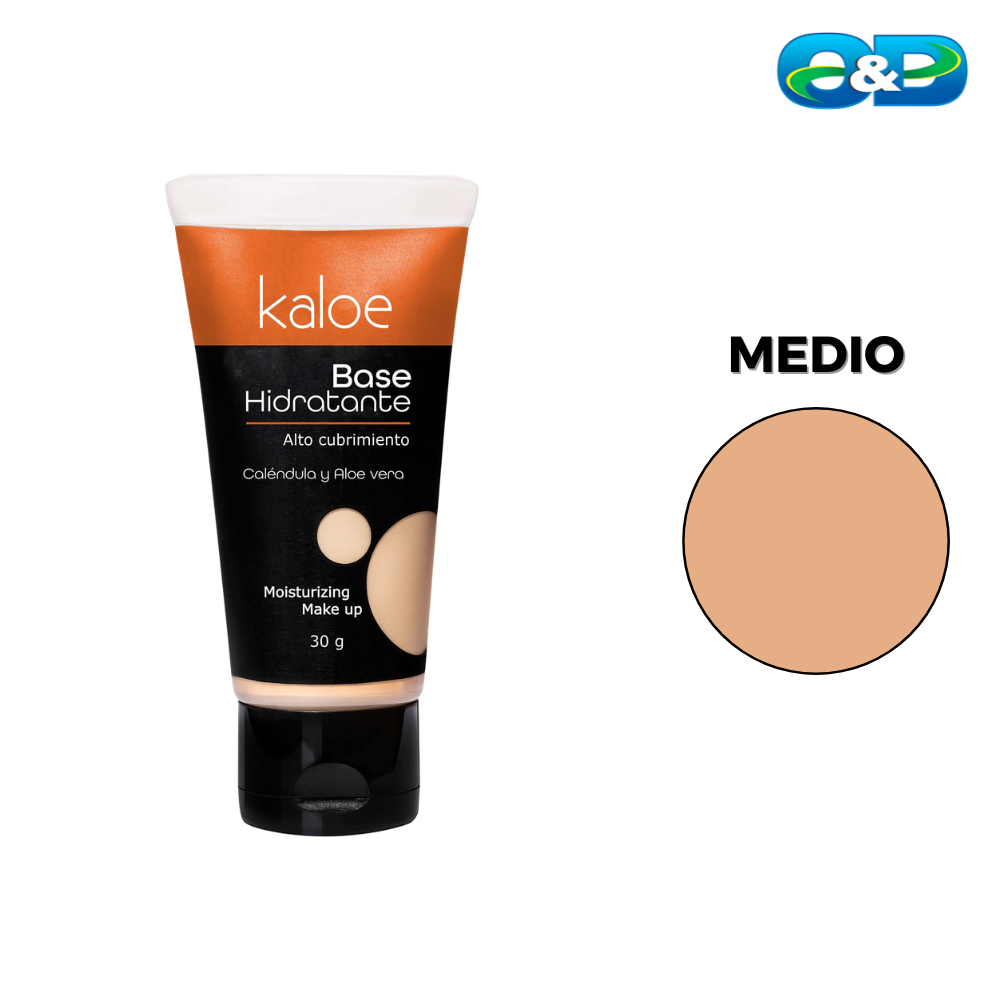 Base Hidratante Alto Cubrimiento KALOE x 30gr