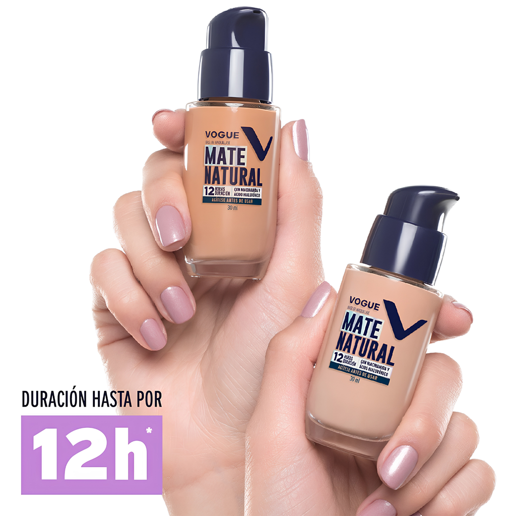 Base Líquida Mate Natural VOGUE x 30ml