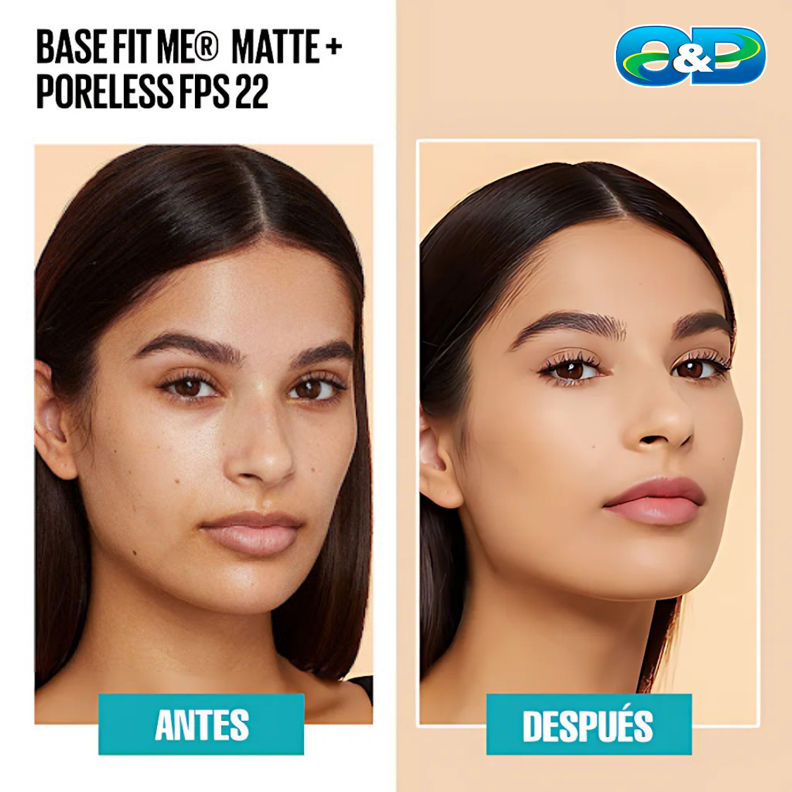Base Líquida FIT ME MATTE MAYBELLINE Matte + PoreLess x 30ml