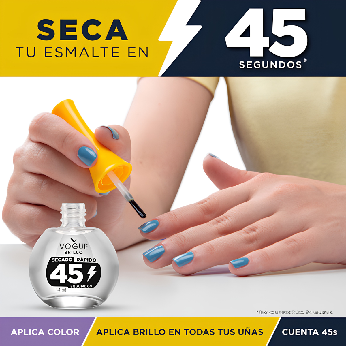Brillo de uñas Rápido Secado VOGUE x 14ml