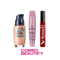 Combo 2: Base Mate Natural + Máscara Amor a Primara Vista + Labial Líquido Resist