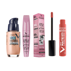 Combo 2: Base Mate Natural + Máscara Amor a Primara Vista + Labial Líquido Resist
