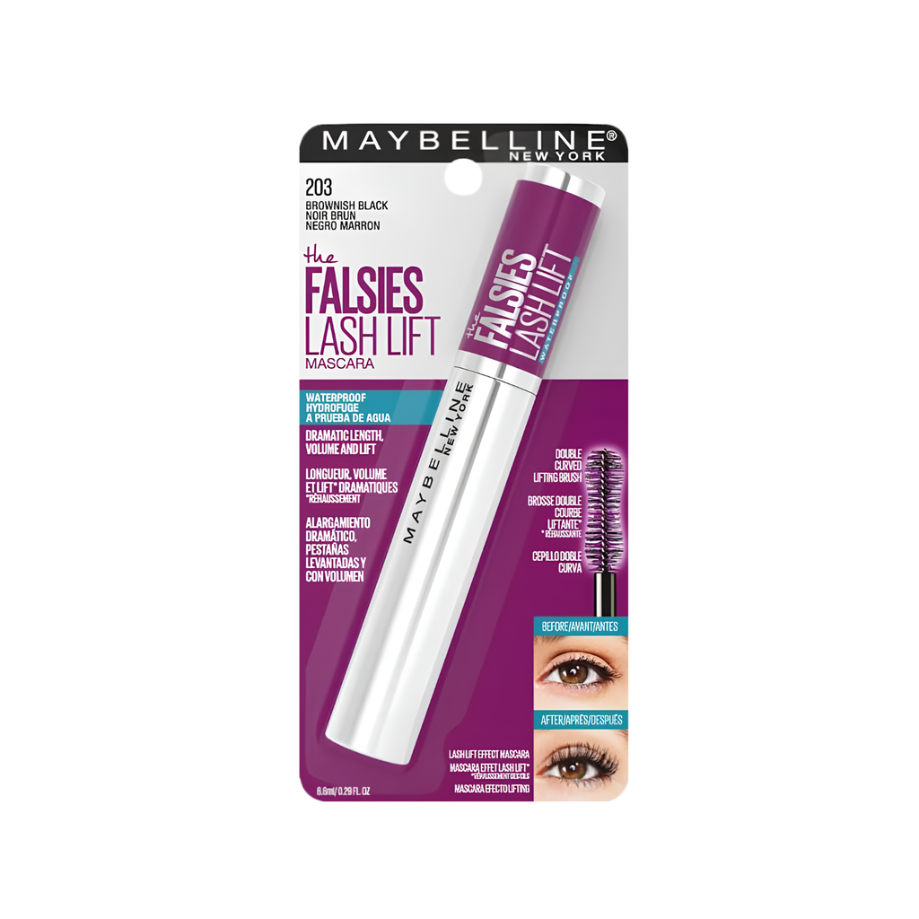 Máscara de pestañas FALSIES LASH LIFT MAYBELLINE Very Black