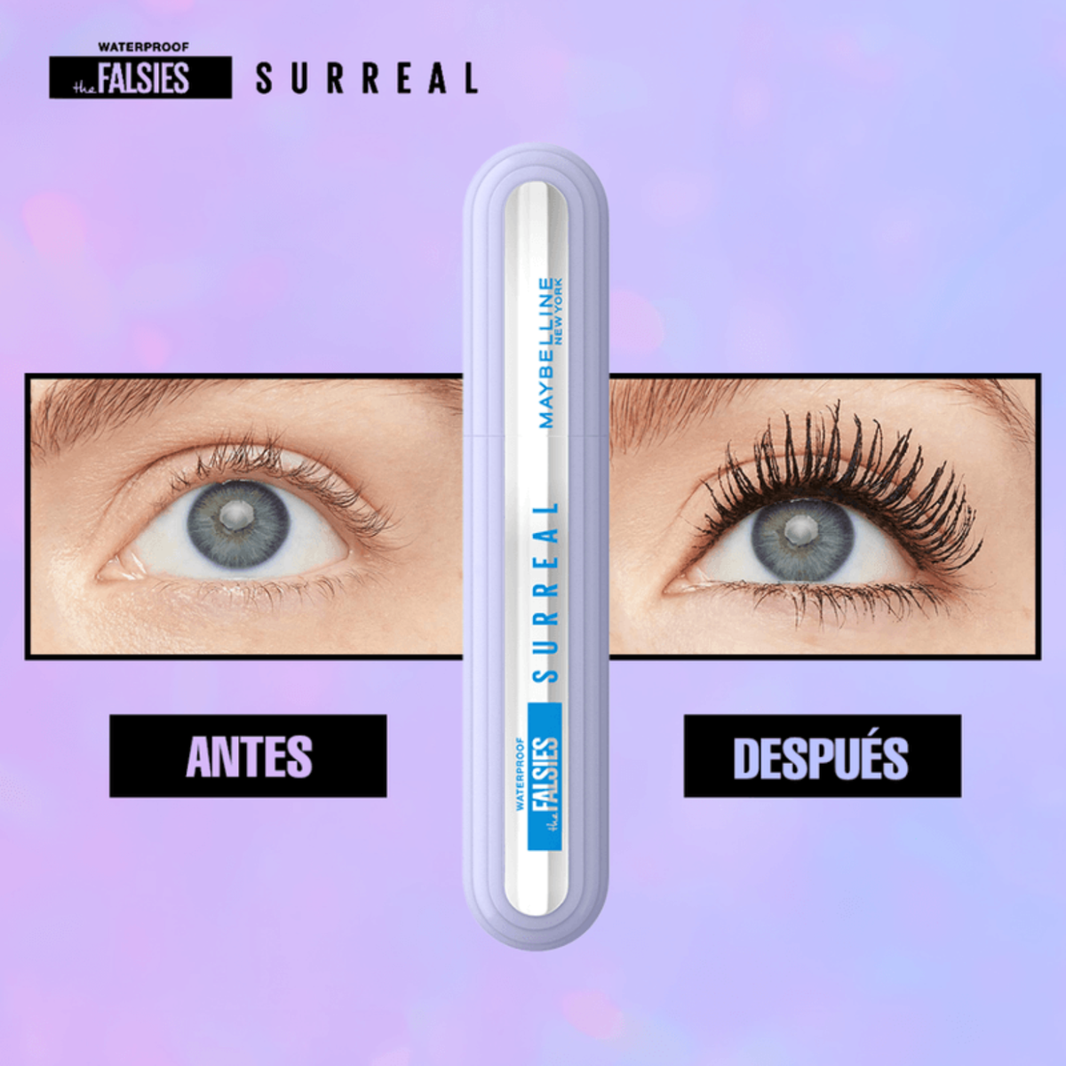 Máscara De Pestañas FALSIES SURREAL EXTENSIONS MAYBELLINE