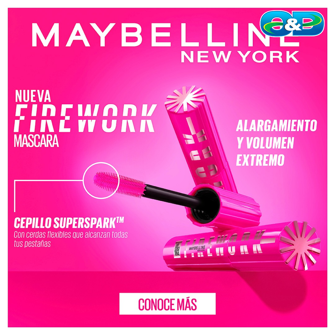 Máscara De Pestañas FIREWORK MAYBELLINE