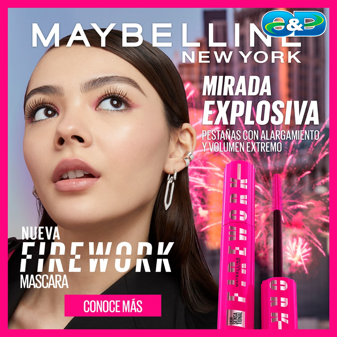 Máscara De Pestañas FIREWORK MAYBELLINE