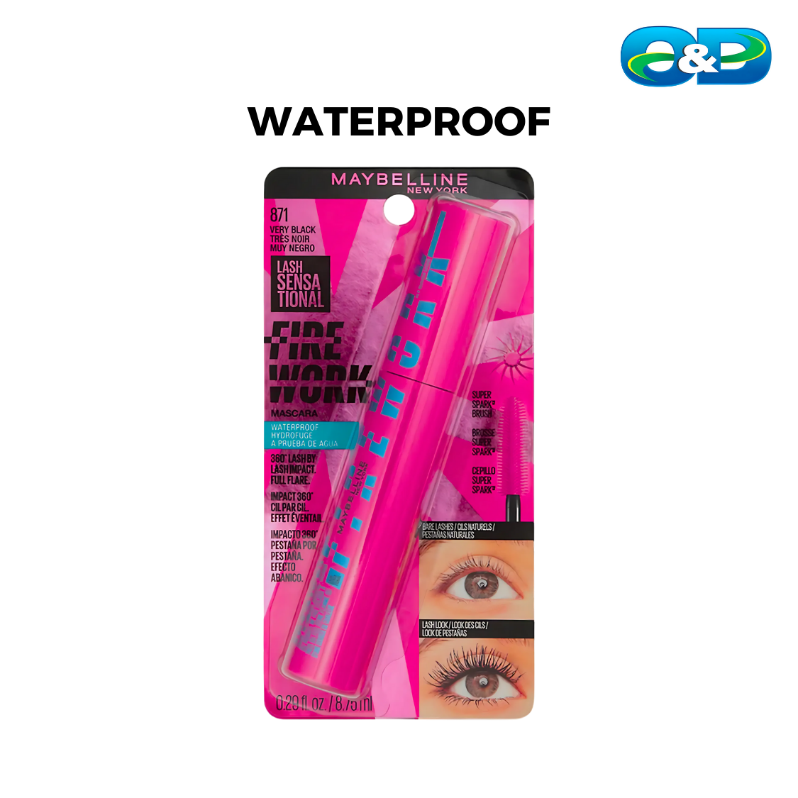 Máscara De Pestañas FIREWORK MAYBELLINE