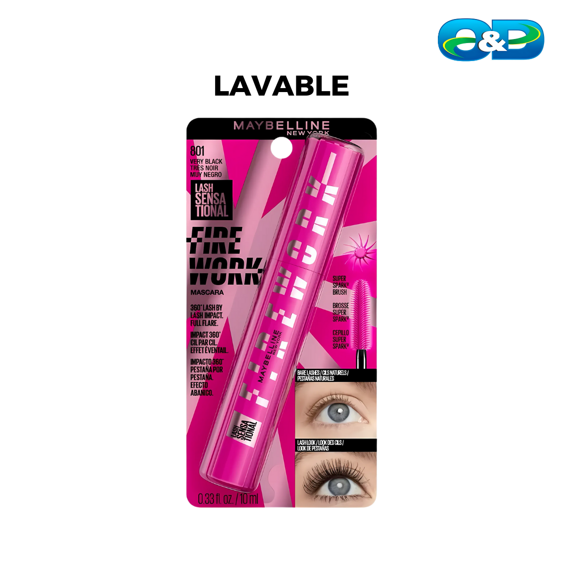Máscara De Pestañas FIREWORK MAYBELLINE