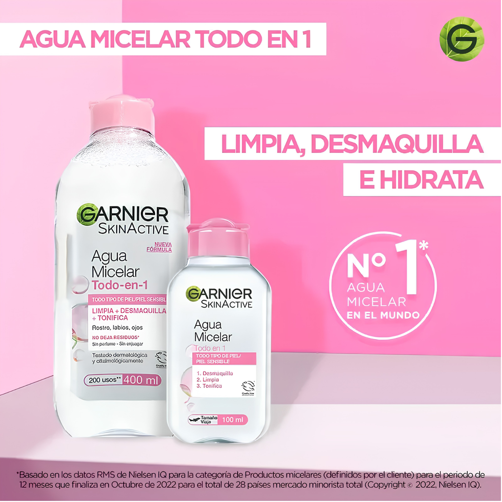 Agua Micelar Todo En Uno GARNIER