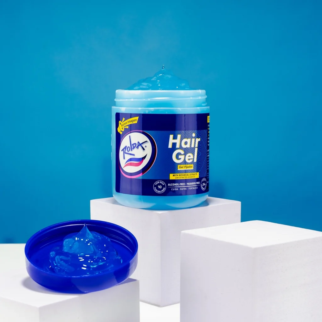 Gel Fijador Azul ROLDA Extrafuerte Sin Alcohol