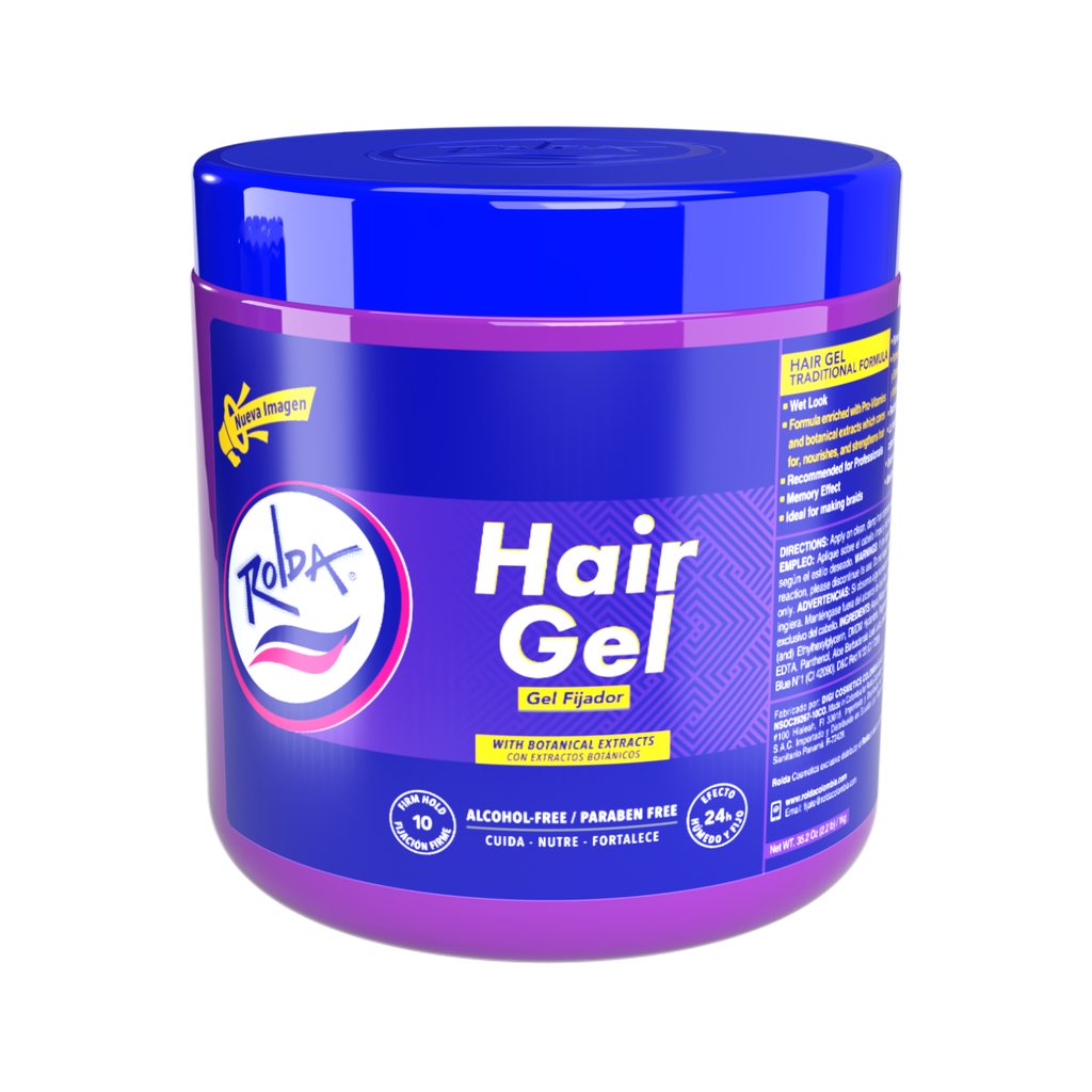 Gel Fijador Morado ROLDA Extrafuerte Sin Alcohol