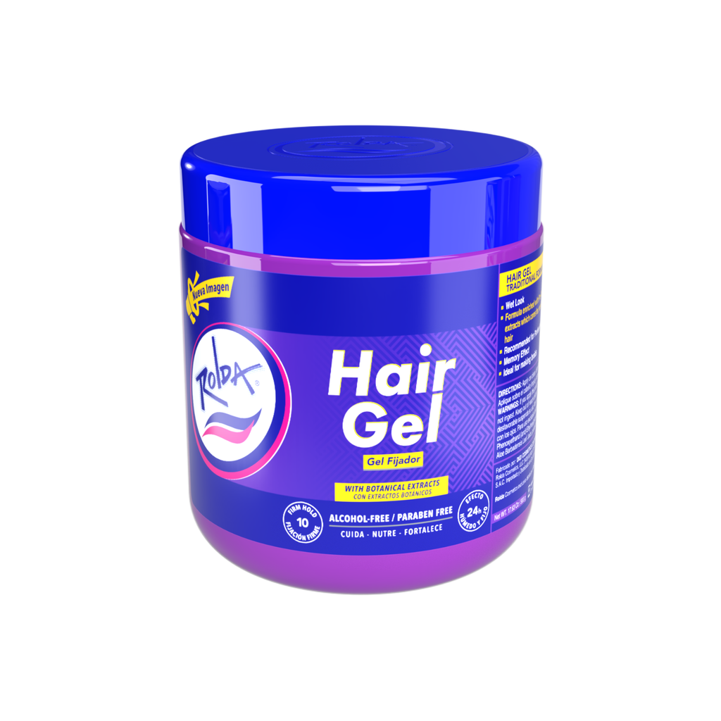 Gel Fijador Morado ROLDA Extrafuerte Sin Alcohol