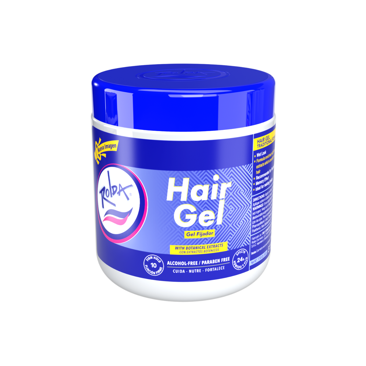 Gel Fijador Blanco ROLDA Extrafuerte Sin Alcohol