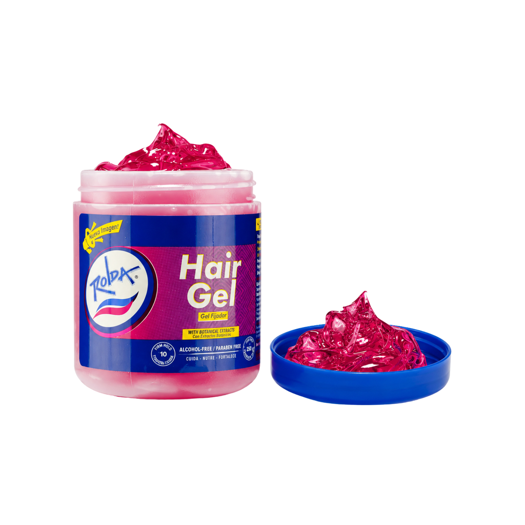 Gel Fijador Rojo ROLDA Extrafuerte Sin Alcohol