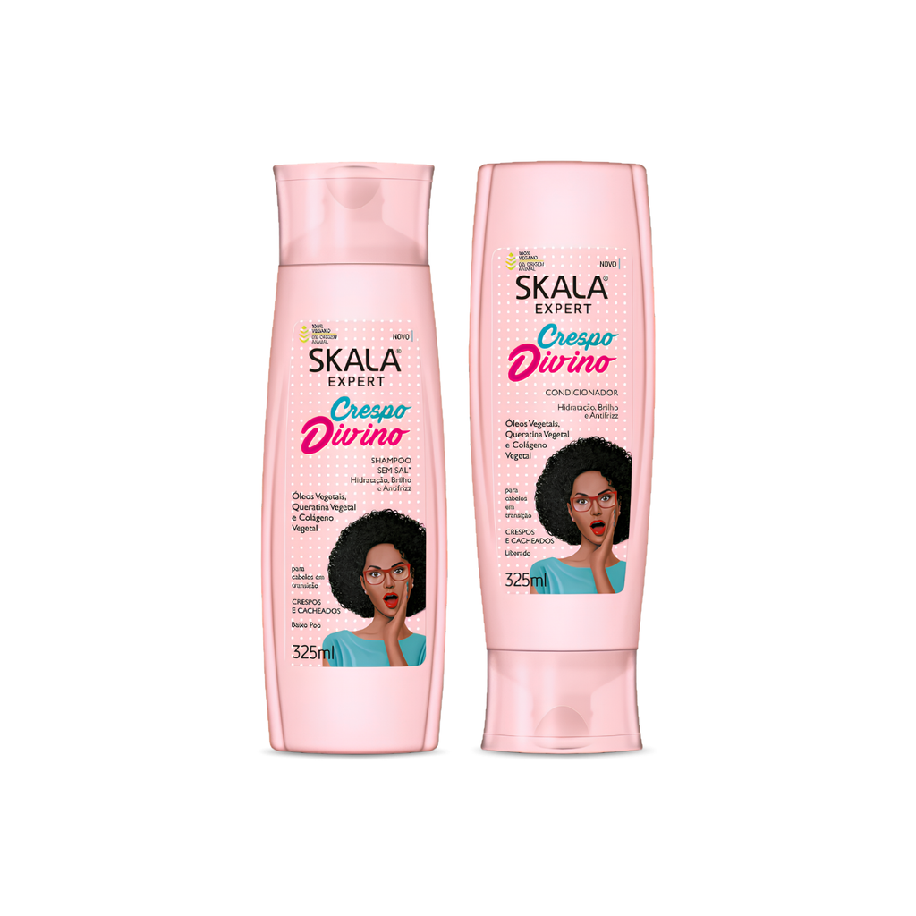 Kit Shampoo + Acondicionador Crespos Divinos SKALA