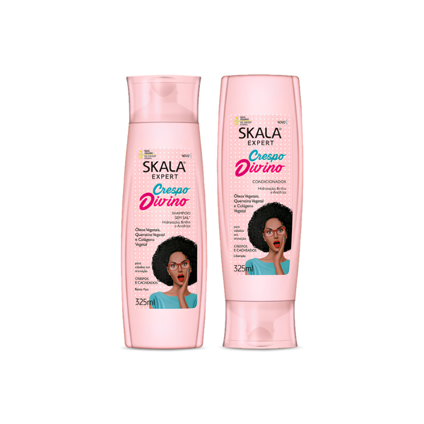 Kit Shampoo + Acondicionador Crespos Divinos SKALA