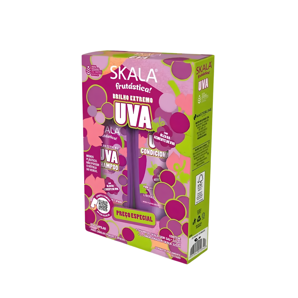 Kit Shampoo + Acondicionador Uva Frutástica SKALA