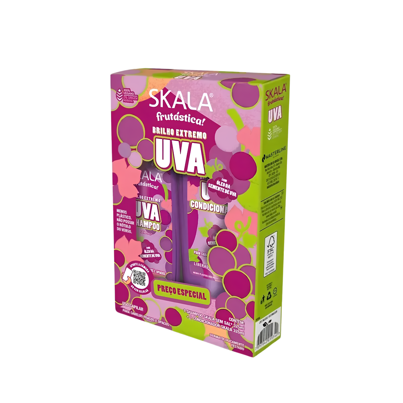 Kit Shampoo + Acondicionador Uva Frutástica SKALA