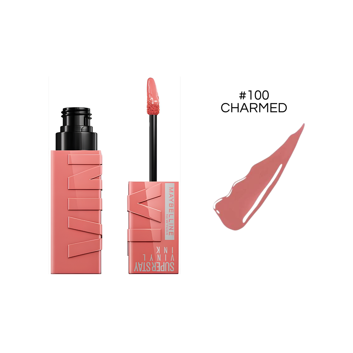Labial Líquido Brillante SUPERSTAY VINYL INK MAYBELLINE x 4,2ml