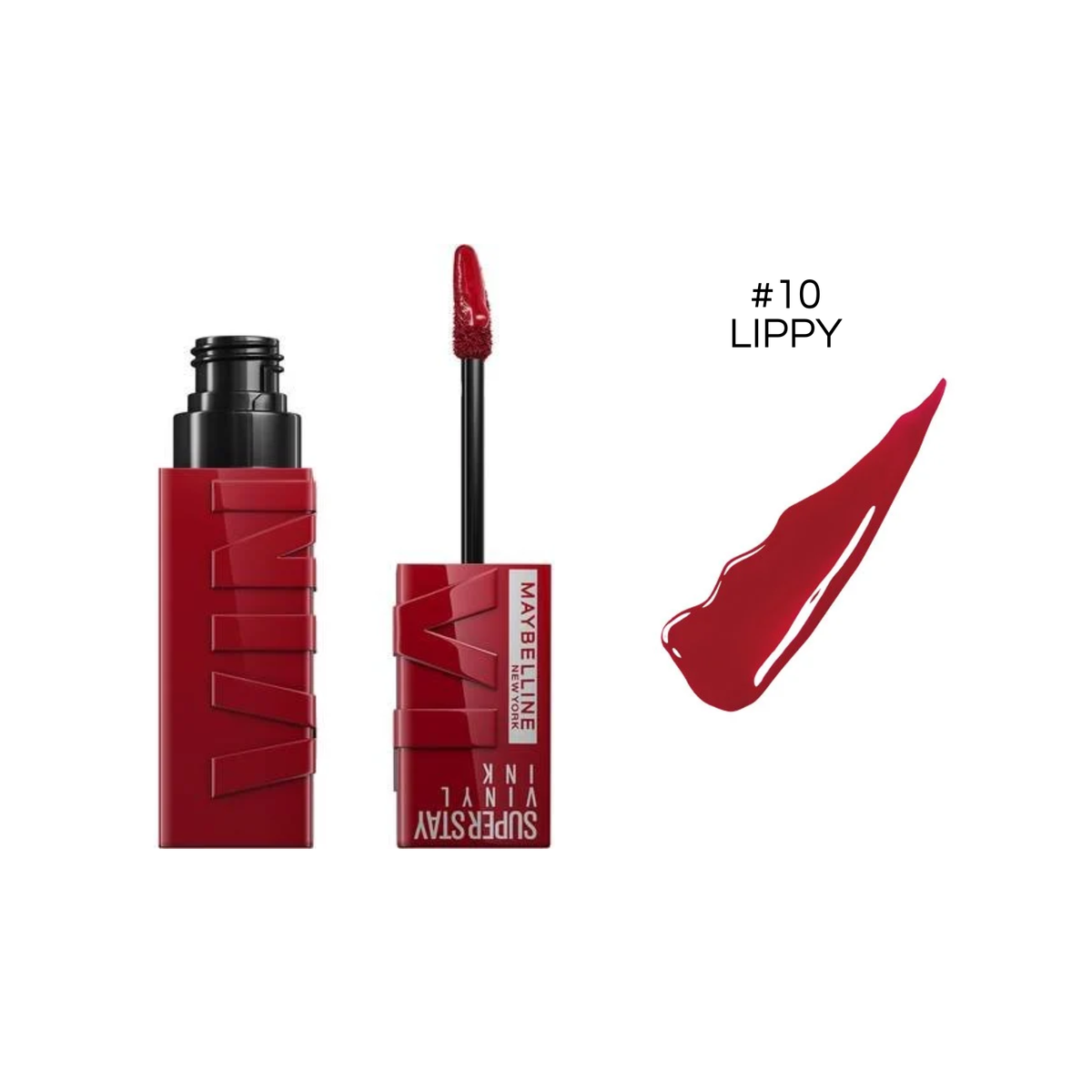 Labial Líquido Brillante SUPERSTAY VINYL INK MAYBELLINE x 4,2ml