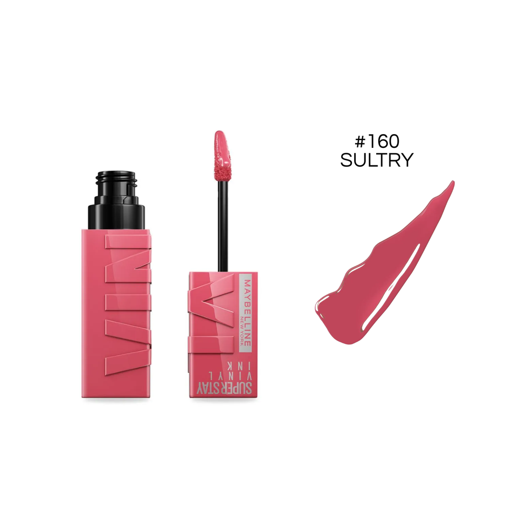 Labial Líquido Brillante SUPERSTAY VINYL INK MAYBELLINE x 4,2ml