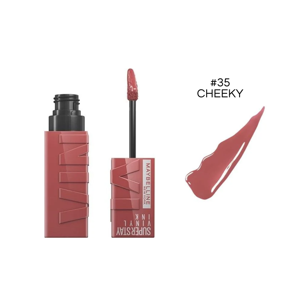 Labial Líquido Brillante SUPERSTAY VINYL INK MAYBELLINE x 4,2ml