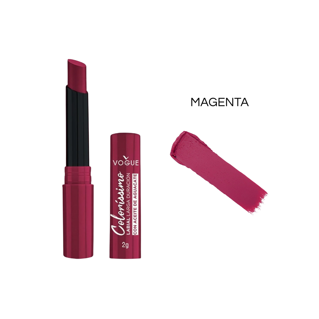 Labial Colorissimo Barra Larga Duración VOGUE x 2gr