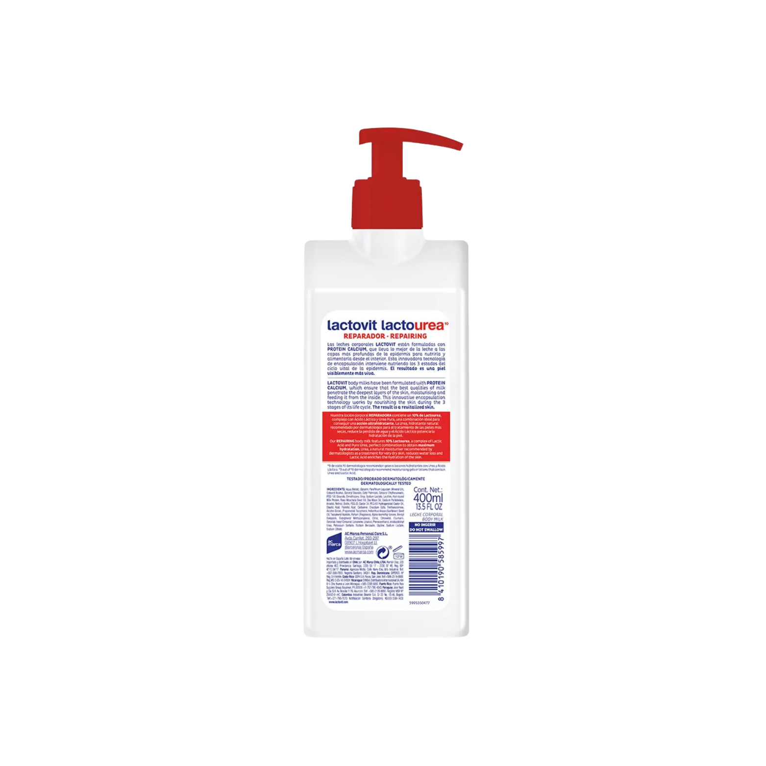 Leche Corporal Reparadora LACTOVIT Lactourea