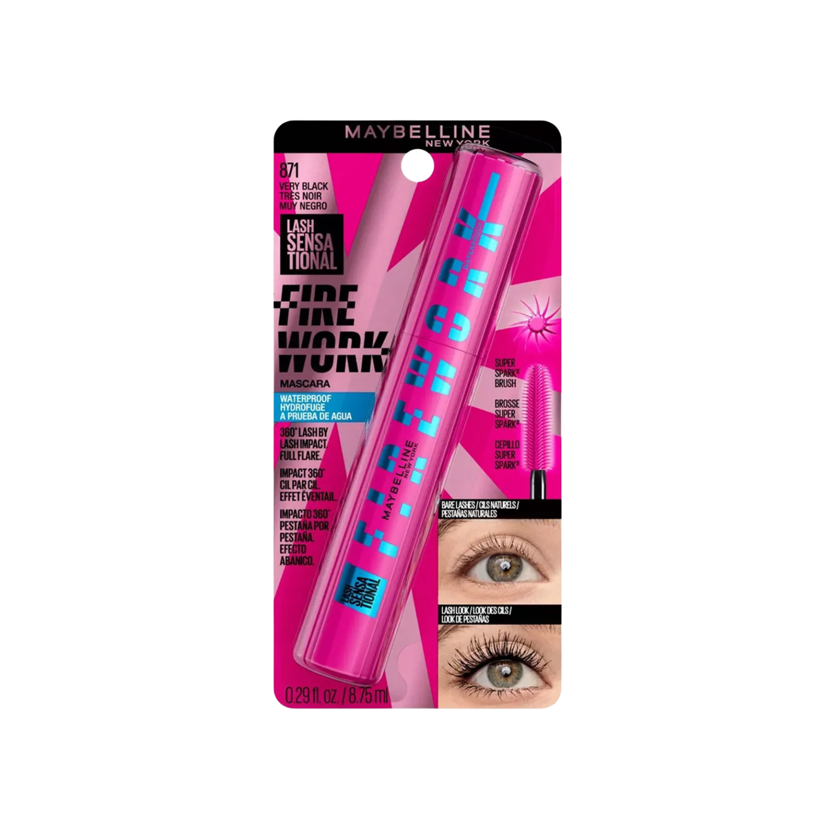 Máscara De Pestañas FIREWORK MAYBELLINE