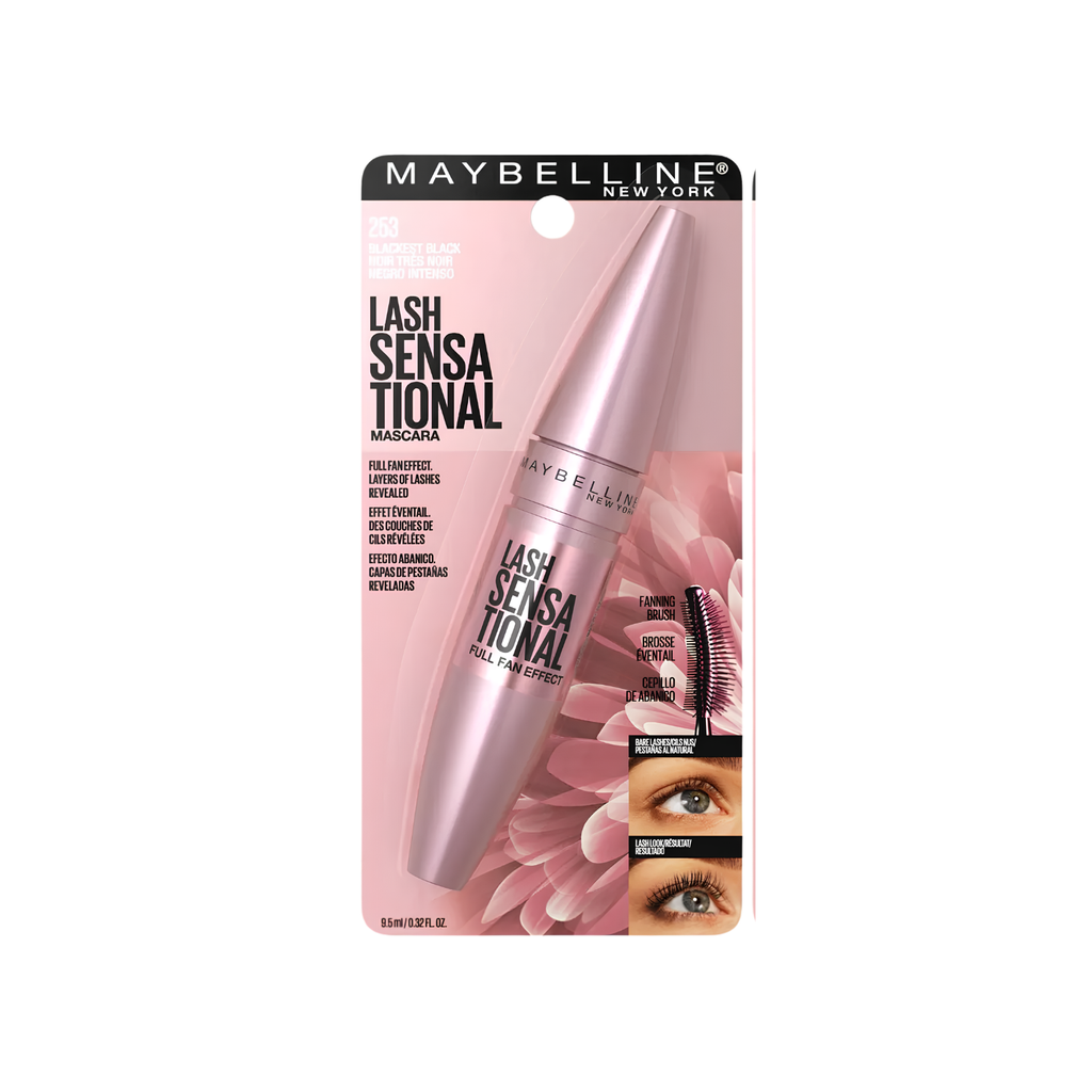 Máscara de pestañas LASH SENSATIONAL MAYBELLINE