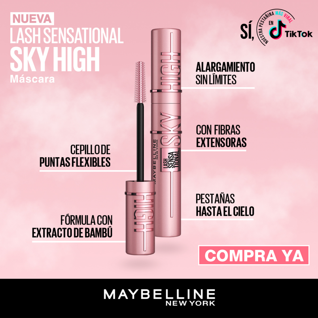 Máscara de Pestañas SKY HIGH MAYBELLINE Lash Sensational