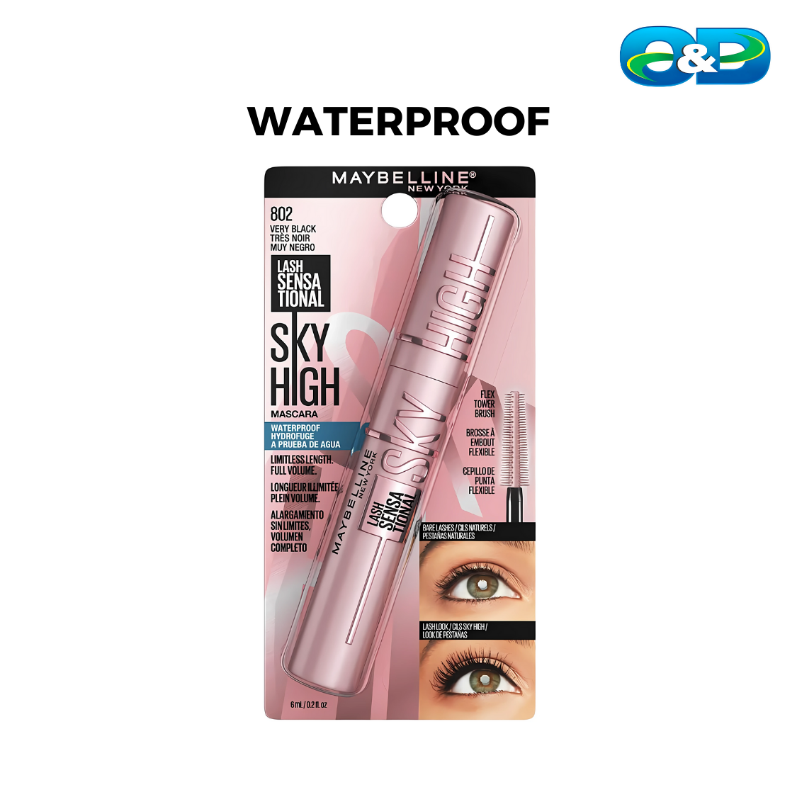 Máscara de Pestañas SKY HIGH MAYBELLINE Lash Sensational