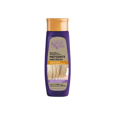 Mascarilla Matizante Rubio Perlado NATURVITAL x 300ml