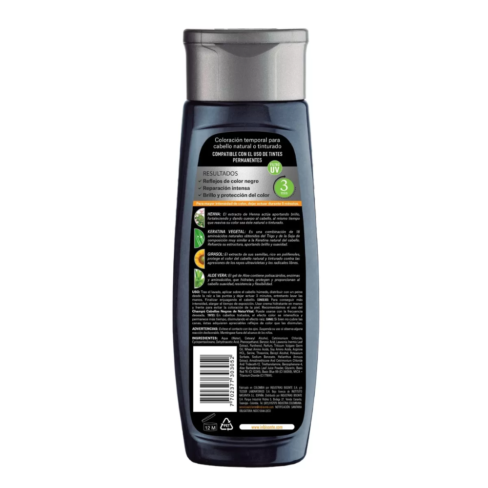 Mascarilla Capilar ColourSafe NATURVITAL x 300ml