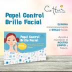 Papel Control Brillo Facial CETTUA x 50un