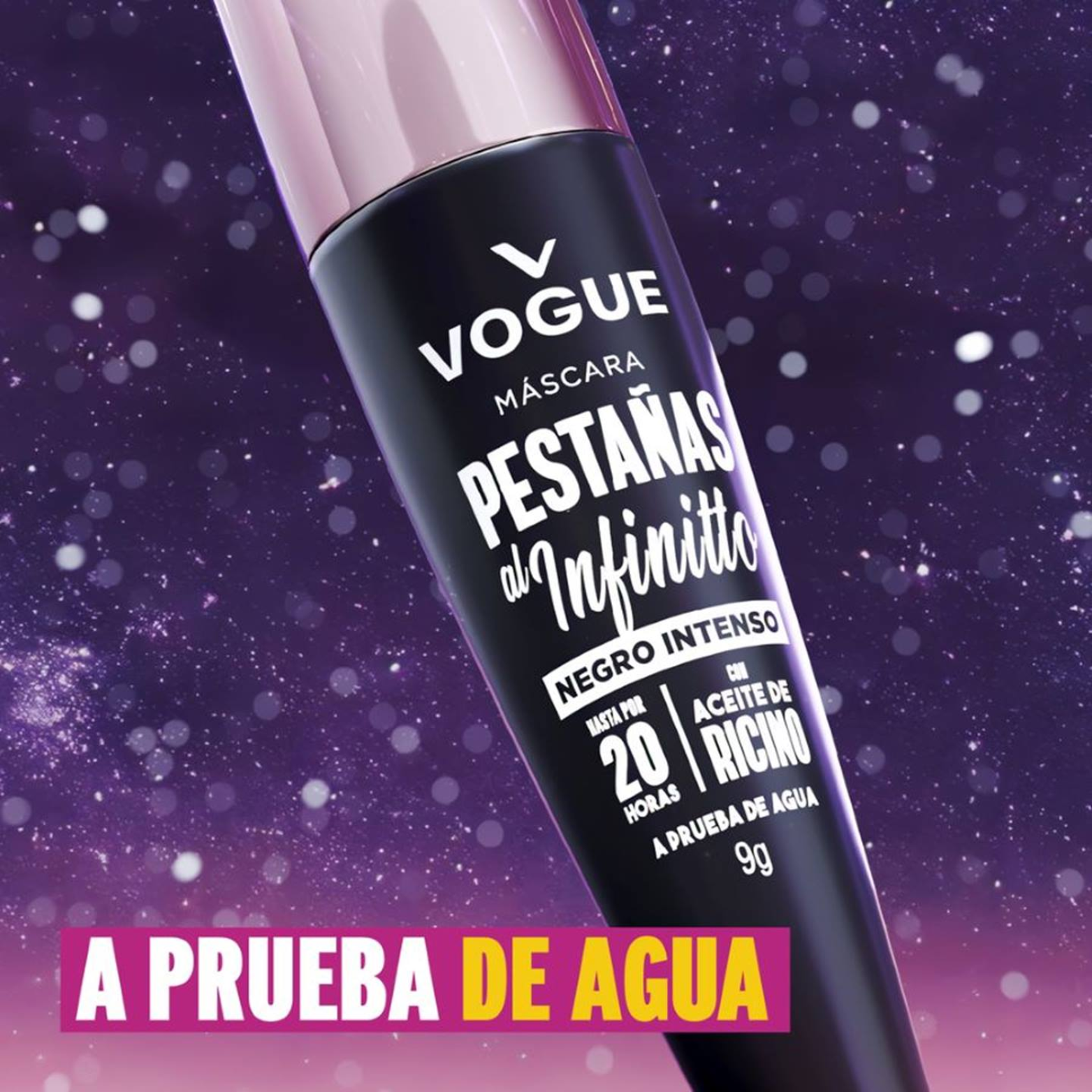 Máscara Pestañas al Infinitto negro intenso VOGUE X 9gr