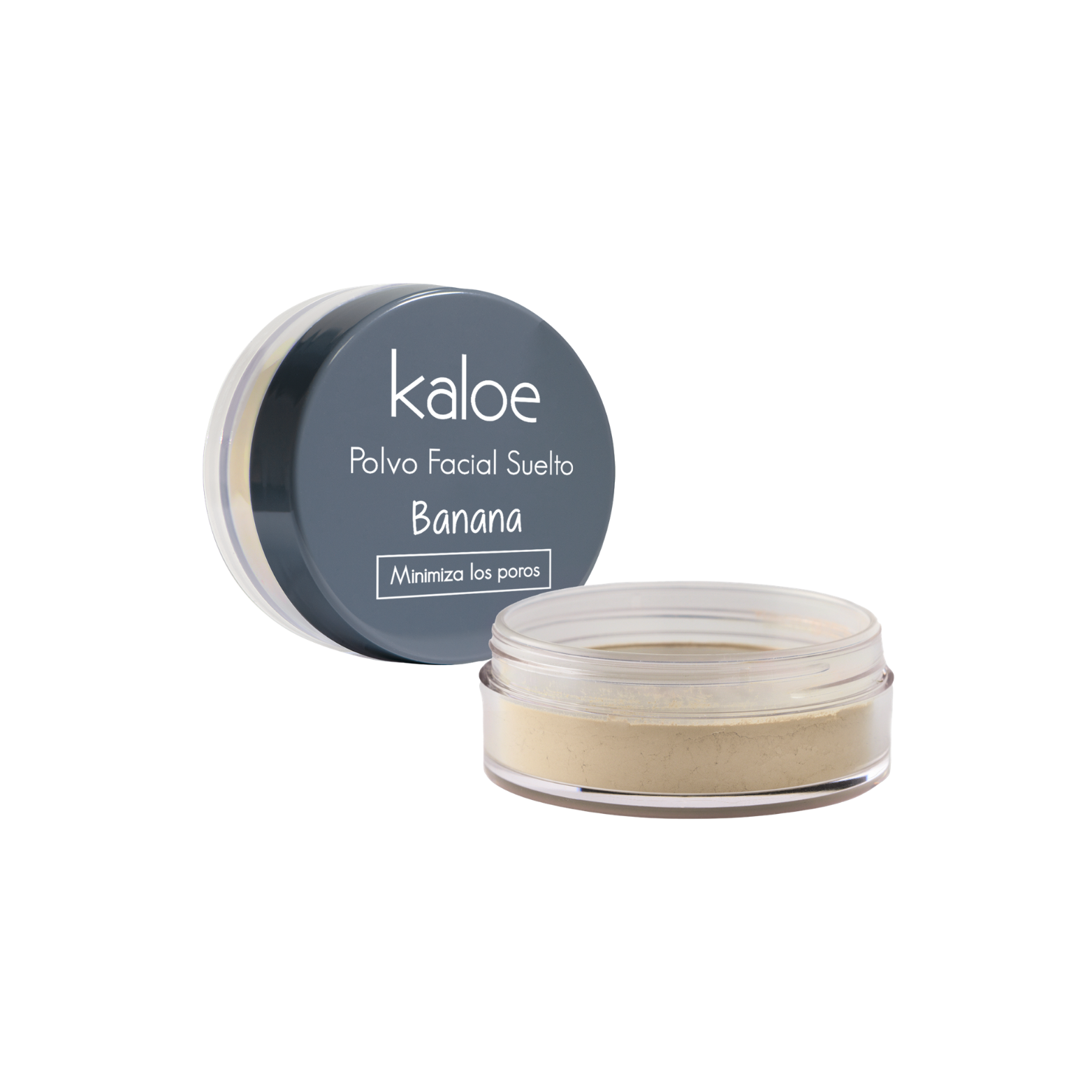 Polvo Facial Suelto Banana KALOE x 12gr