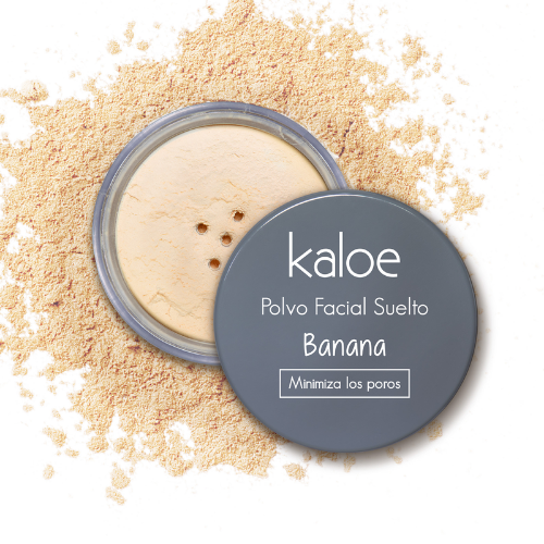 Polvo Facial Suelto Banana KALOE x 12gr