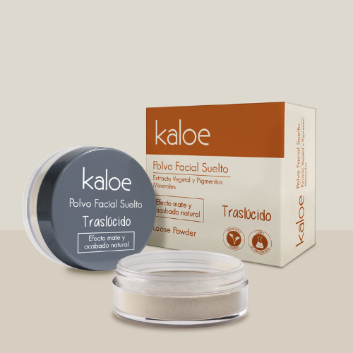 Polvo Facial Suelto Traslúcido KALOE x 12gr