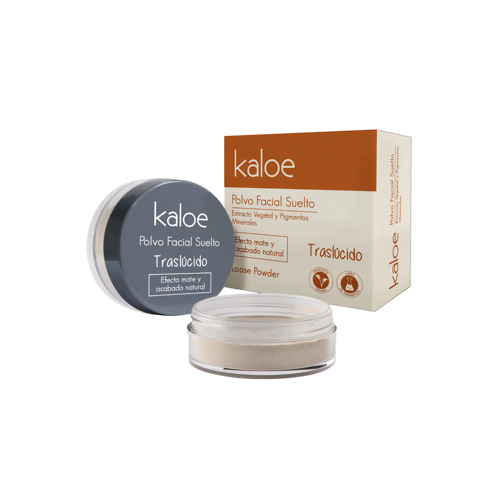Polvo Facial Suelto Traslúcido KALOE x 12gr