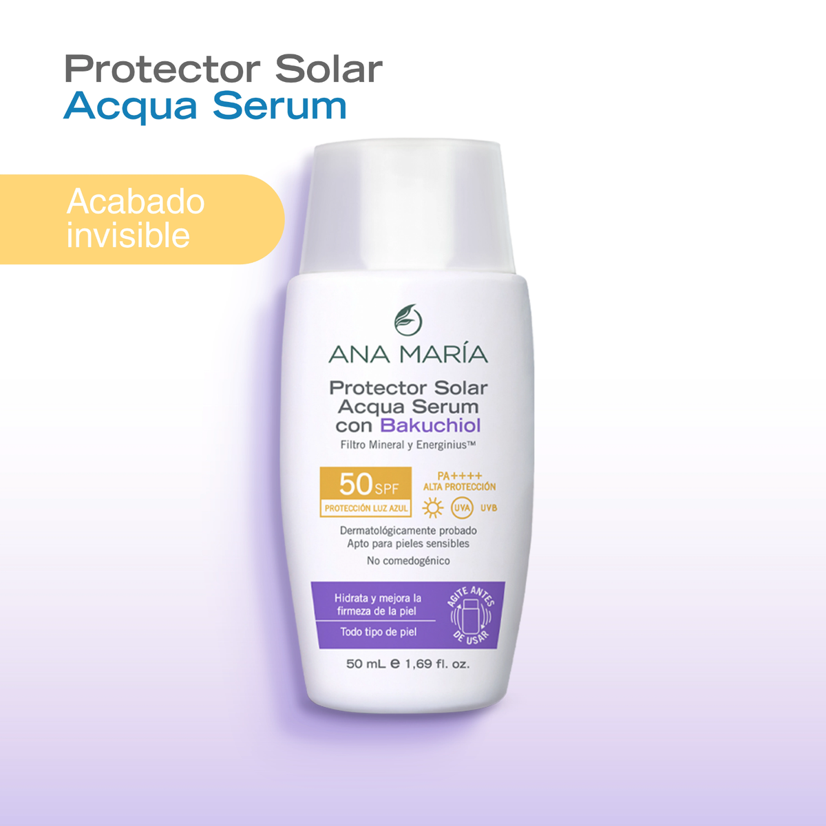 Protector Solar Acqua Sérum ANA MARÍA x 50ml