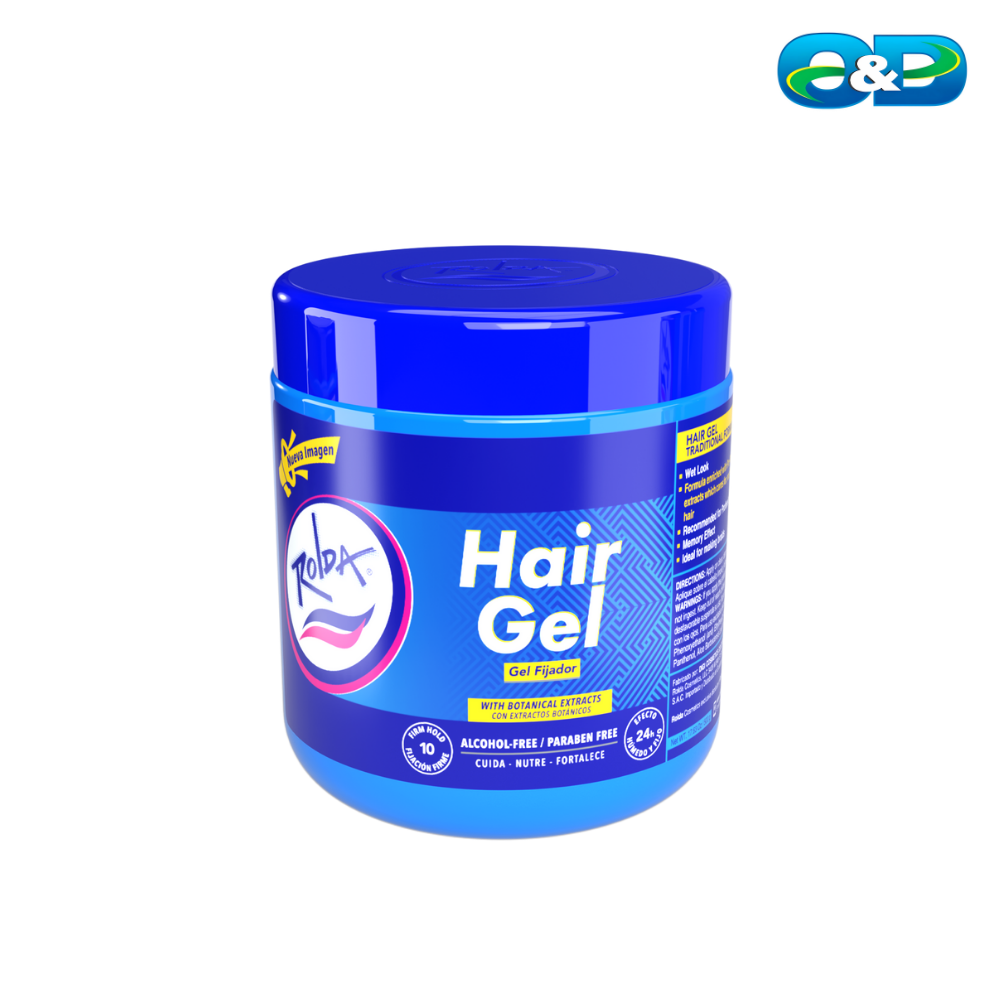 Gel Fijador Azul ROLDA Extrafuerte Sin Alcohol