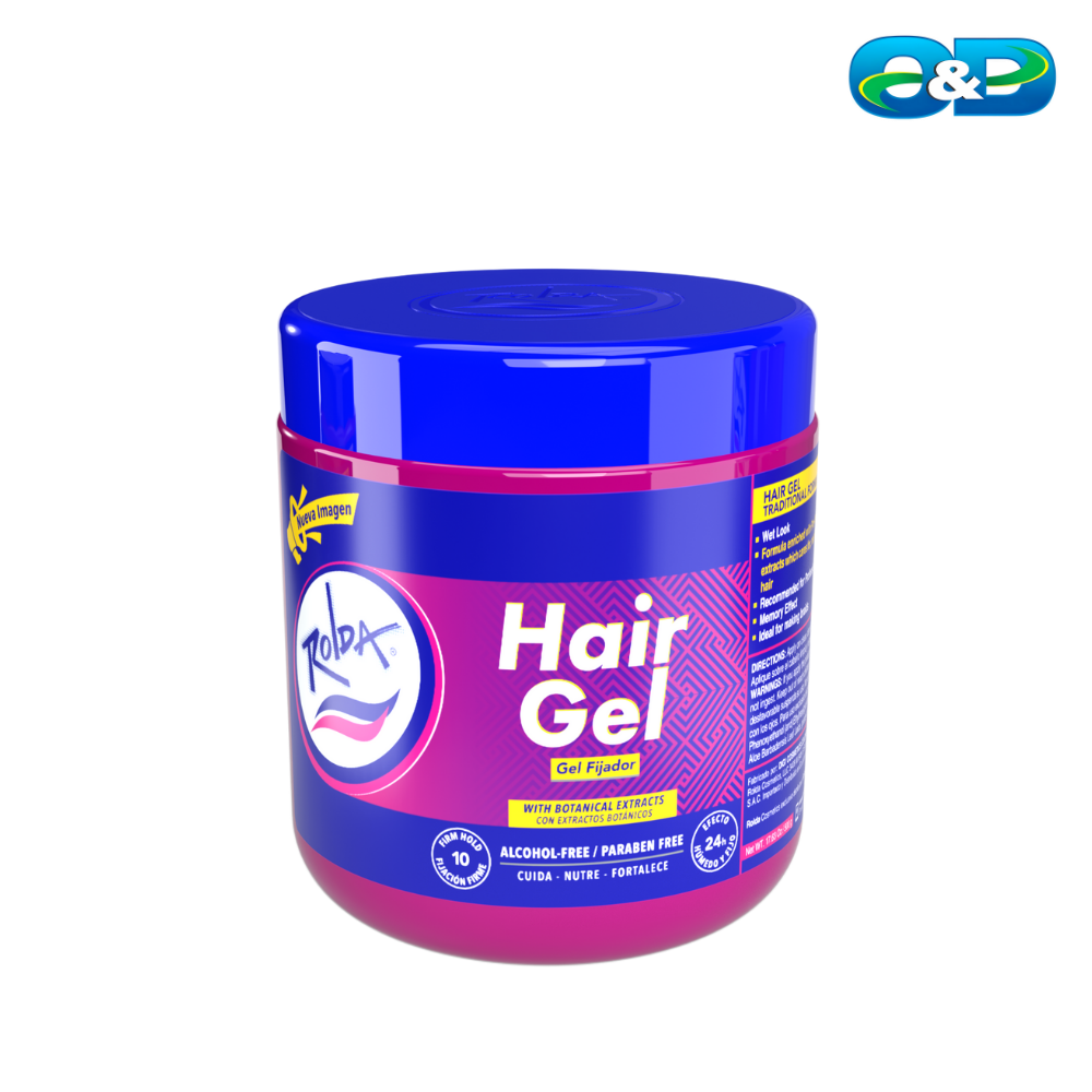 Gel Fijador Rojo ROLDA Extrafuerte Sin Alcohol
