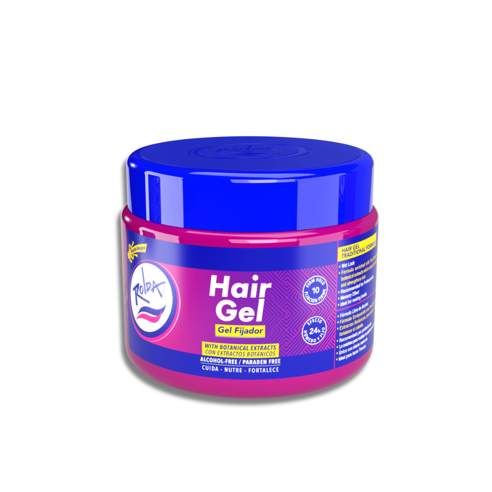 Gel Fijador Rojo ROLDA Extrafuerte Sin Alcohol